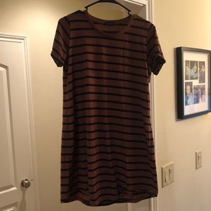 Striped t-shirt dress